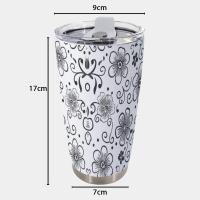 Travel Mug, Stainless Steel, 20 oz Insulated Cup