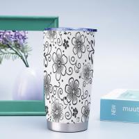 Travel Mug, Stainless Steel, 20 oz Insulated Cup