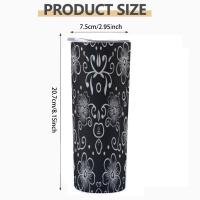 Extra Large Skinny Tumbler, 30oz and 20oz Stainless Steel Travel Mugs with Lids