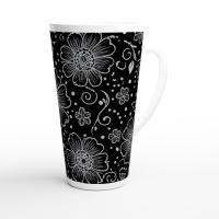 Latte 17oz Ceramic Mug - Coffee or Tea Cup, Extra Tall