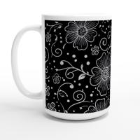 Floral Cups -  Large and Small Ceramic Mugs