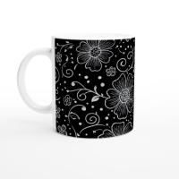 Floral Cups -  Large and Small Ceramic Mugs