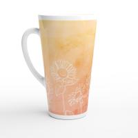 Latte 17oz Ceramic Mug - Coffee or Tea Cup, Extra Tall