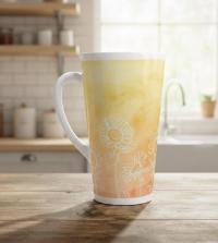 Latte 17oz Ceramic Mug - Coffee or Tea Cup, Extra Tall