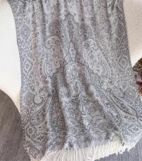 Reversible Soft Pashmina Shawl & Scarf for Women, Jacquard Brocade, Shawl, Sarong or Head Wraps