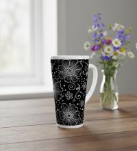 Latte 17oz Ceramic Mug - Coffee or Tea Cup, Extra Tall