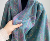Soft Pashmina Shawl & Scarf for Women, Jacquard Brocade, Shawl, Sarong or Head Wraps