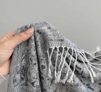 Soft Pashmina Shawl & Scarf for Women, Jacquard Brocade, Shawl, Sarong or Head Wraps