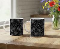 Floral Cups -  Large and Small Ceramic Mugs