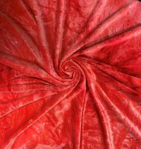 Tie Dye Velvet Scarf, Strawberry, Red and Pink Dyed Crushed Velvet