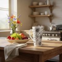 Latte 17oz Ceramic Mug - Coffee or Tea Cup, Extra Tall