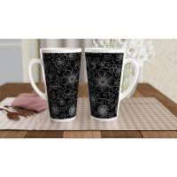 Latte 17oz Ceramic Mug - Coffee or Tea Cup, Extra Tall