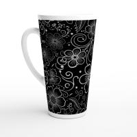 Latte 17oz Ceramic Mug - Coffee or Tea Cup, Extra Tall