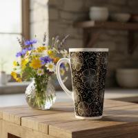 Latte 17oz Ceramic Mug - Coffee or Tea Cup, Extra Tall
