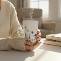 Latte 17oz Ceramic Mug - Coffee or Tea Cup, Extra Tall