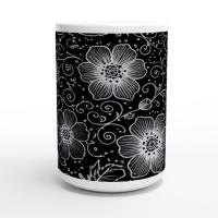 Floral Cups -  Large and Small Ceramic Mugs