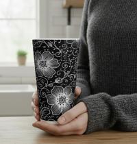 Latte 17oz Ceramic Mug - Coffee or Tea Cup, Extra Tall