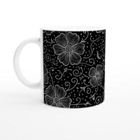 Floral Cups -  Large and Small Ceramic Mugs