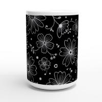 Floral Cups -  Large and Small Ceramic Mugs