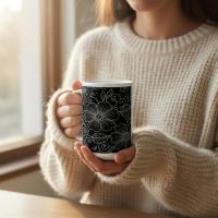 Floral Cups -  Large and Small Ceramic Mugs
