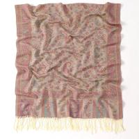 Soft Pashmina Shawl & Scarf for Women, Jacquard Brocade, Shawl, Sarong or Head Wraps