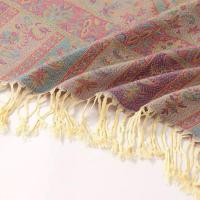 Soft Pashmina Shawl & Scarf for Women, Jacquard Brocade, Shawl, Sarong or Head Wraps