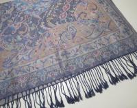 Reversible Soft Pashmina Shawl & Scarf for Women, Jacquard Brocade, Shawl, Sarong or Head Wraps