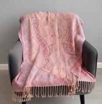 Soft Pashmina Shawl & Scarf for Women, Jacquard Brocade, Shawl, Sarong or Head Wraps