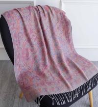 Soft Pashmina Shawl & Scarf for Women, Jacquard Brocade, Shawl, Sarong or Head Wraps