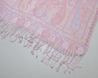 Soft Pashmina Shawl & Scarf for Women, Jacquard Brocade, Shawl, Sarong or Head Wraps