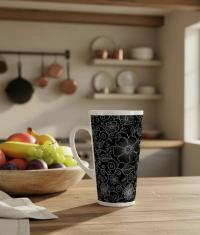 Latte 17oz Ceramic Mug - Coffee or Tea Cup, Extra Tall