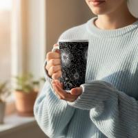 Latte 17oz Ceramic Mug - Coffee or Tea Cup, Extra Tall