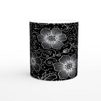 Floral Cups -  Large and Small Ceramic Mugs