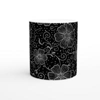 Floral Cups -  Large and Small Ceramic Mugs
