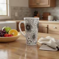 Latte 17oz Ceramic Mug - Coffee or Tea Cup, Extra Tall