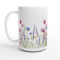 Floral Cups -  Large and Small Ceramic Mugs