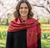 Reversible Soft Pashmina Shawl & Scarf for Women, Jacquard Brocade, Shawl, Sarong or Head Wraps