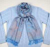 Reversible Soft Pashmina Shawl & Scarf for Women, Jacquard Brocade, Shawl, Sarong or Head Wraps