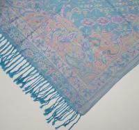 Reversible Soft Pashmina Shawl & Scarf for Women, Jacquard Brocade, Shawl, Sarong or Head Wraps