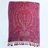 Reversible Soft Pashmina Shawl & Scarf for Women, Jacquard Brocade, Shawl, Sarong or Head Wraps