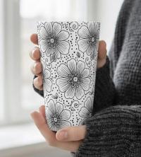 Latte 17oz Ceramic Mug - Coffee or Tea Cup, Extra Tall