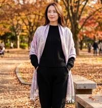 Soft Pashmina Shawl & Scarf for Women, Jacquard Brocade, Shawl, Sarong or Head Wraps