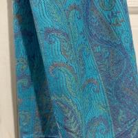 Reversible Soft Pashmina Shawl & Scarf for Women, Jacquard Brocade, Shawl, Sarong or Head Wraps