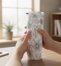 Skinny Tumbler, 20 oz Stainless Steel Insulated Travel Mug