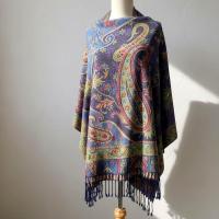 Soft Pashmina Shawl & Scarf for Women, Jacquard Brocade, Shawl, Sarong or Head Wraps