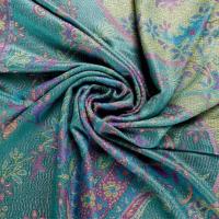 Reversible Soft Pashmina Shawl & Scarf for Women, Jacquard Brocade, Shawl, Sarong or Head Wraps