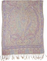 Soft Pashmina Shawl & Scarf for Women, Jacquard Brocade, Shawl, Sarong or Head Wraps