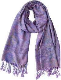 Reversible Soft Pashmina Shawl & Scarf for Women, Jacquard Brocade, Shawl, Sarong or Head Wraps