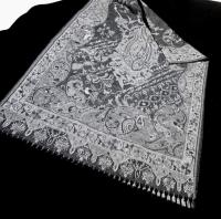 Reversible Thick Soft Pashmina Shawl & Scarf for Women, Jacquard Brocade, Blanket Scarf, Head Wraps