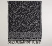 Thick & Soft Pashmina Shawl and Scarf for Women, Jacquard Brocade, Blanket Shawl